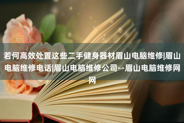 若何高效处置这些二手健身器材眉山电脑维修|眉山电脑维修电话|眉山电脑维修公司--眉山电脑维修网